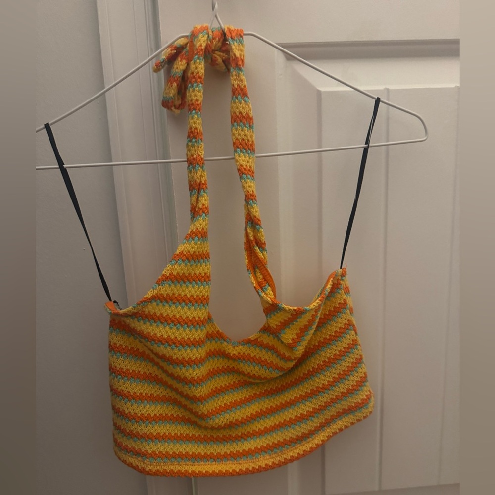 Double Zero Colorful Knit Top